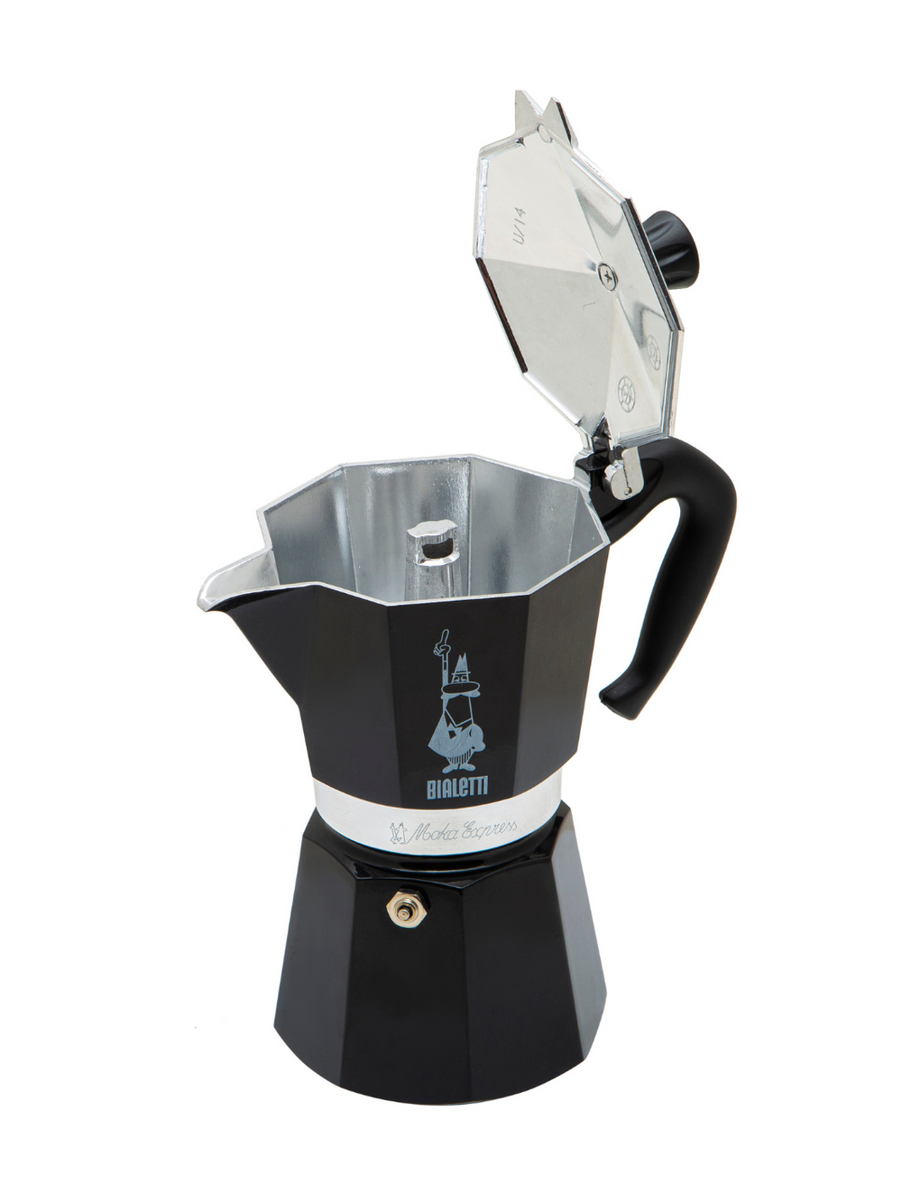  Bialetti - Moka Induction, Moka Pot, Suitable for all Types of  Hobs, 6 Cups Espresso (7.9 Oz Espresso), 280 ml, Black: Home & Kitchen